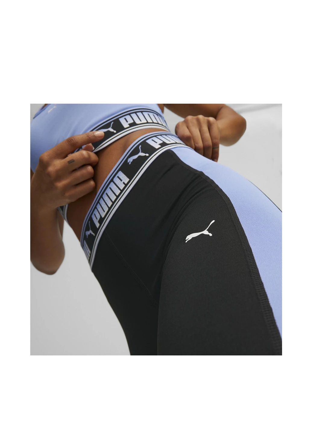 Черные демисезонные леггинсы Puma