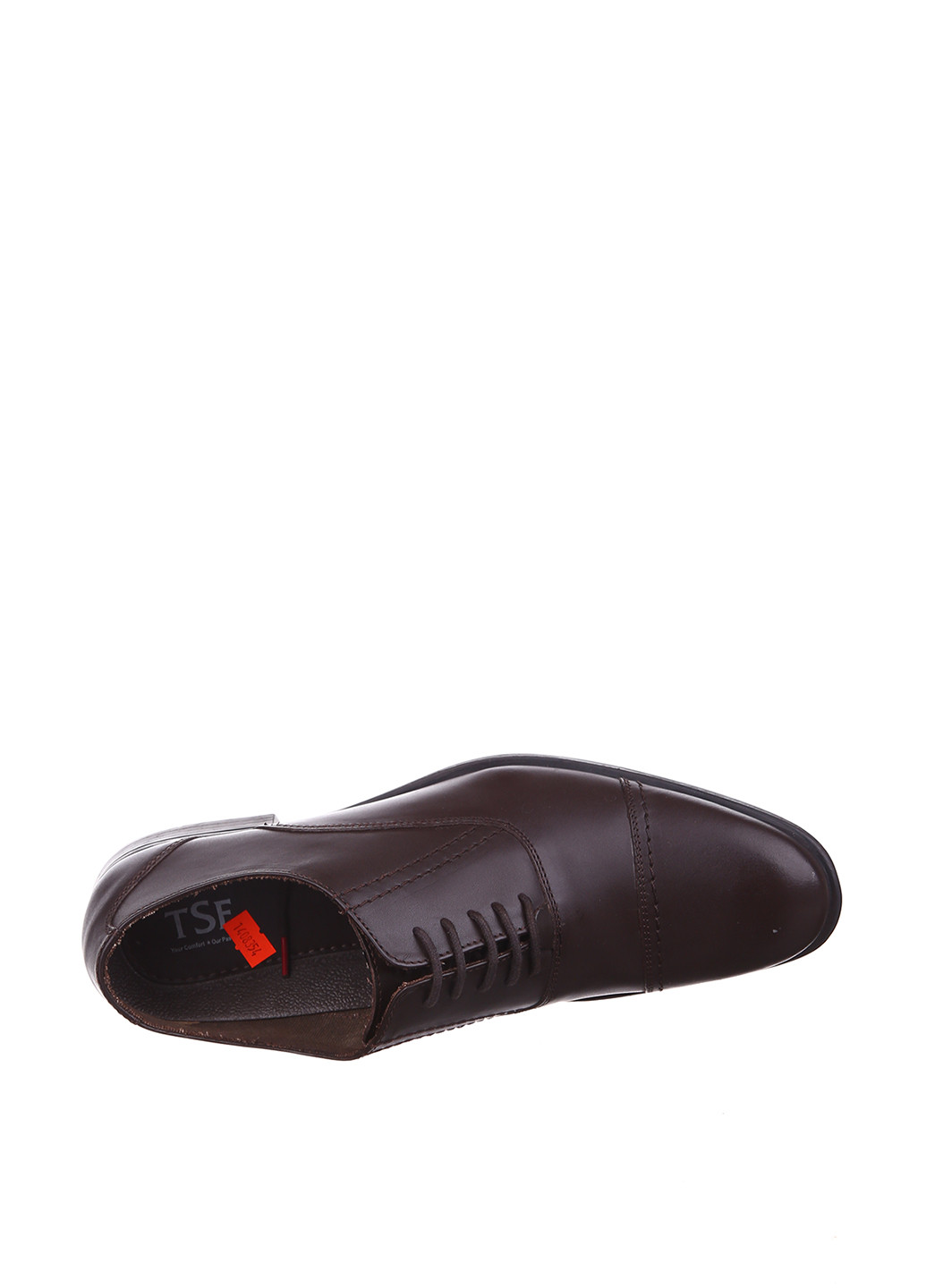 Темно-коричневые кэжуал туфли TSF на шнурках