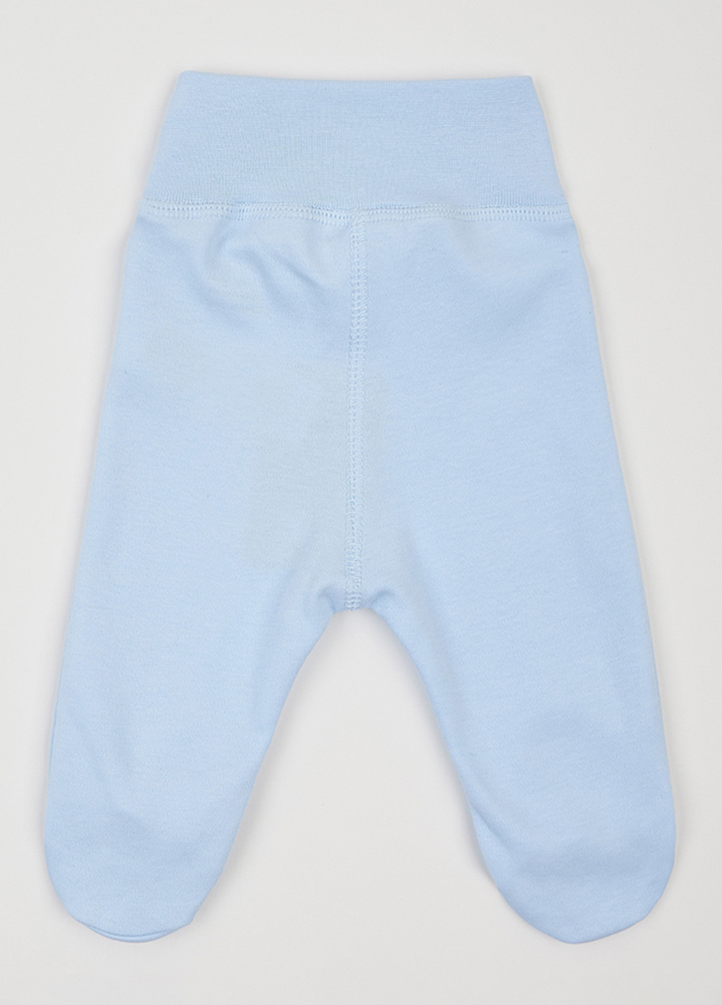 KRAKO повзунки однотонний блакитний повсякденний бавовна, інтерлок виробництво - Україна