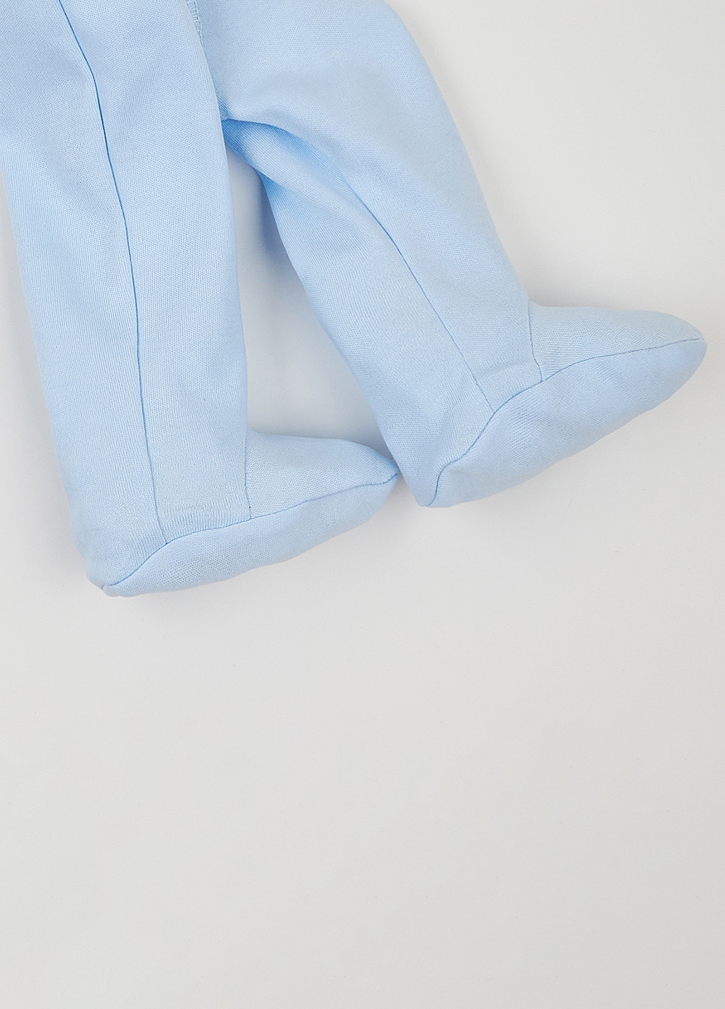 KRAKO повзунки однотонний блакитний повсякденний бавовна, інтерлок виробництво - Україна