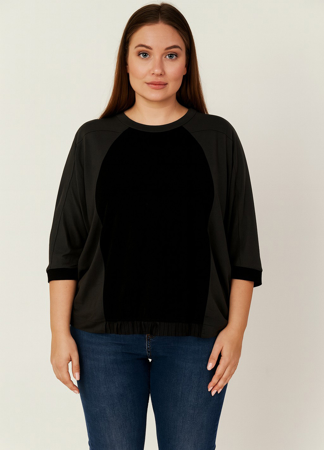 Чёрная блуза Sassofono