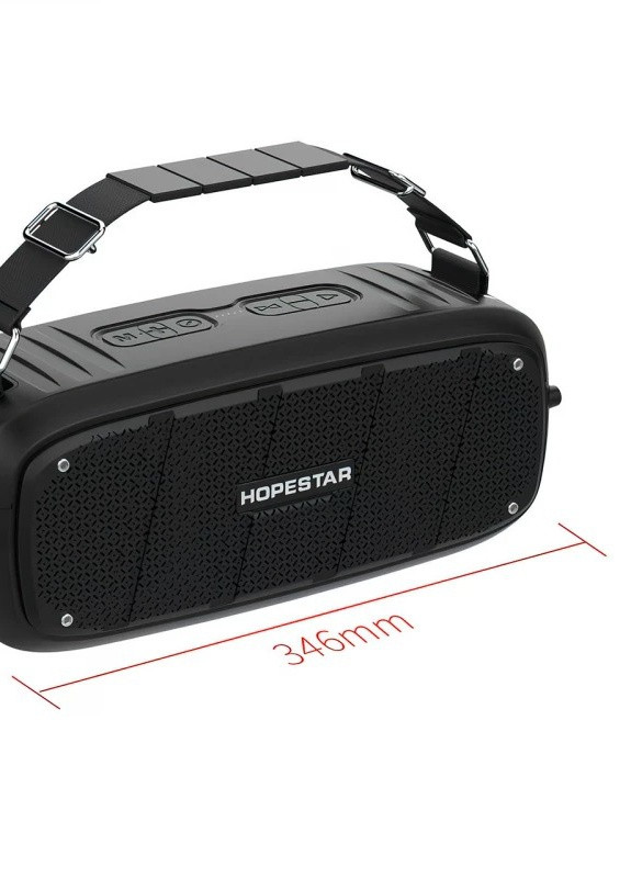 Портативная колонка A20 55Вт с микрофоном USB, AUX, FM, Bluetooth черная (A20) XPRO (253765975)