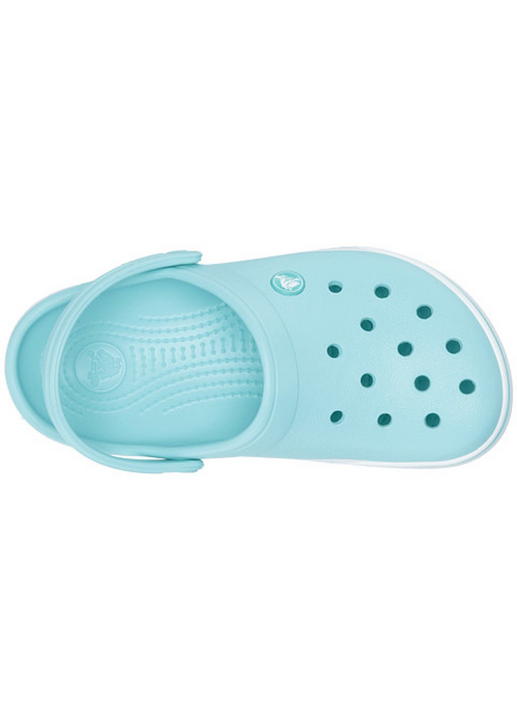 Голубые сабо Crocs