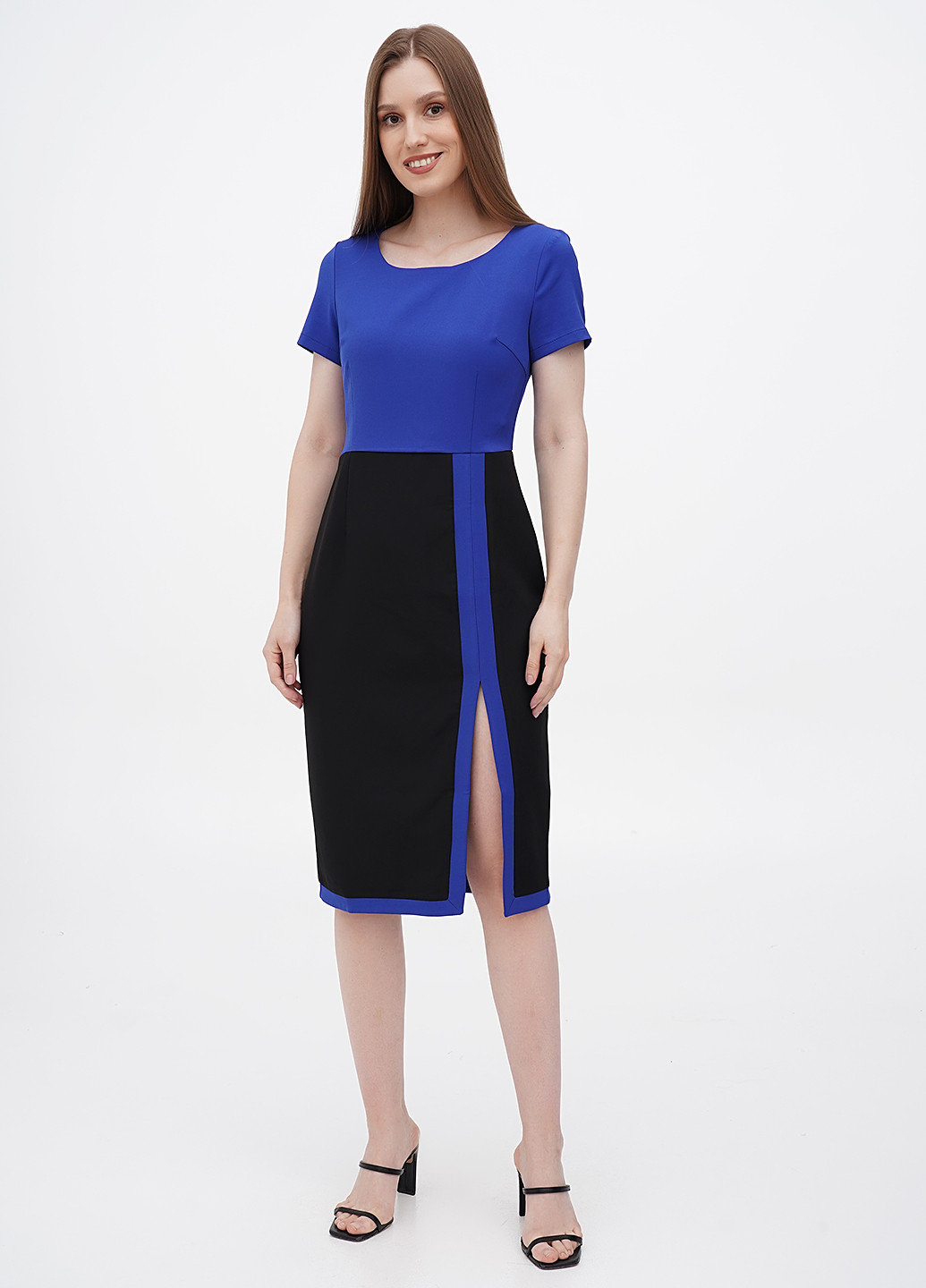 Темно-синя кежуал сукня футляр Rebecca Tatti однотонна