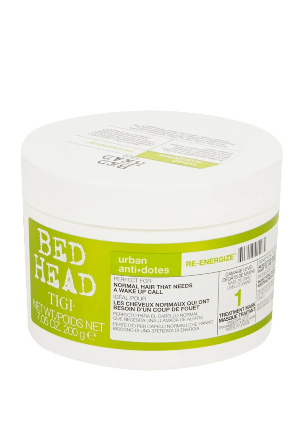 Маска для нормального волосся Bed Head Urban Antidotes Re-Energize Treatment Mask Tigi (160737815)