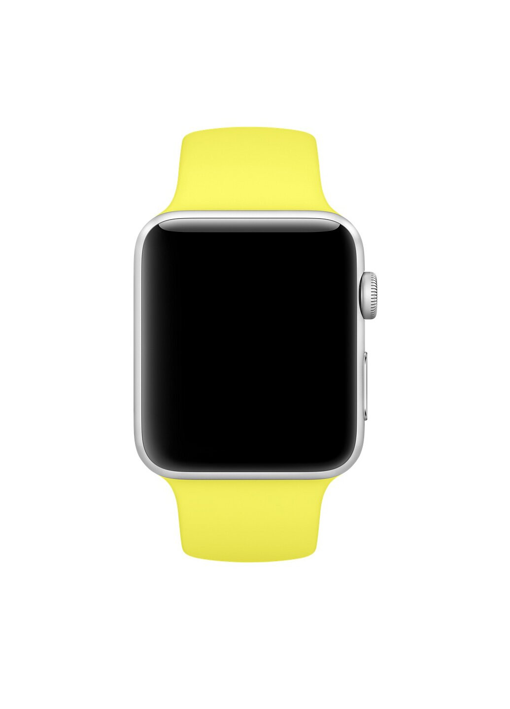 Ремінець Sport Band для Apple Watch 42 / 44mm силіконовий жовтий спортивний size (s) Series 5 4 3 2 1 Flash ARM (222374843)