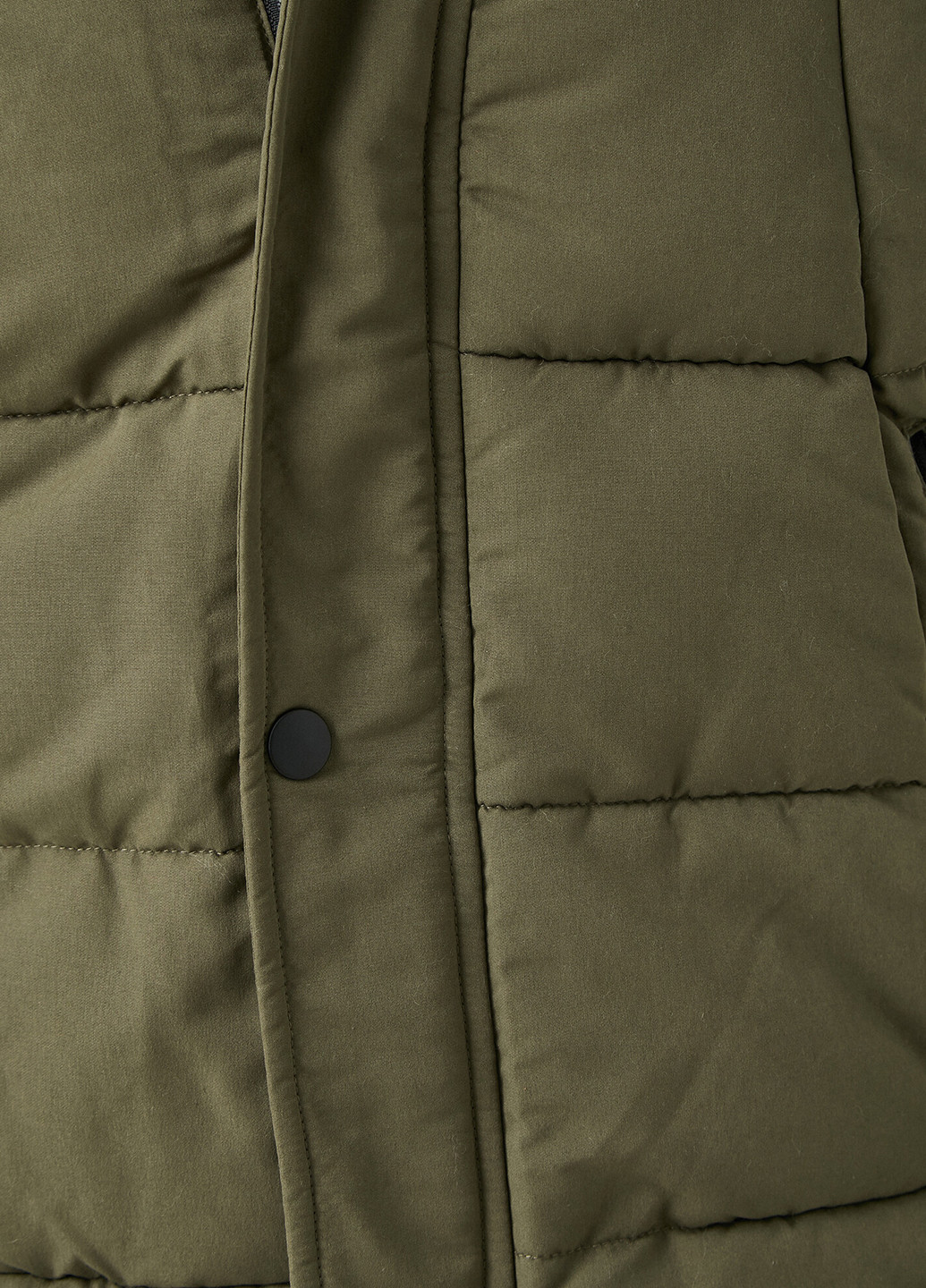 Оливковая зимняя куртка KOTON