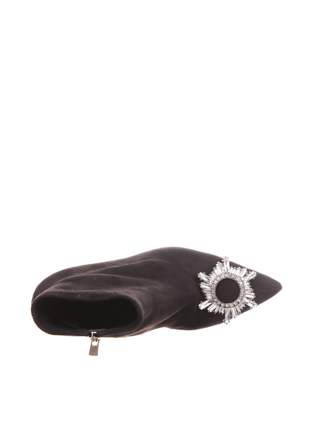 Осенние ботинки Lottini с брошкой из натуральной замши