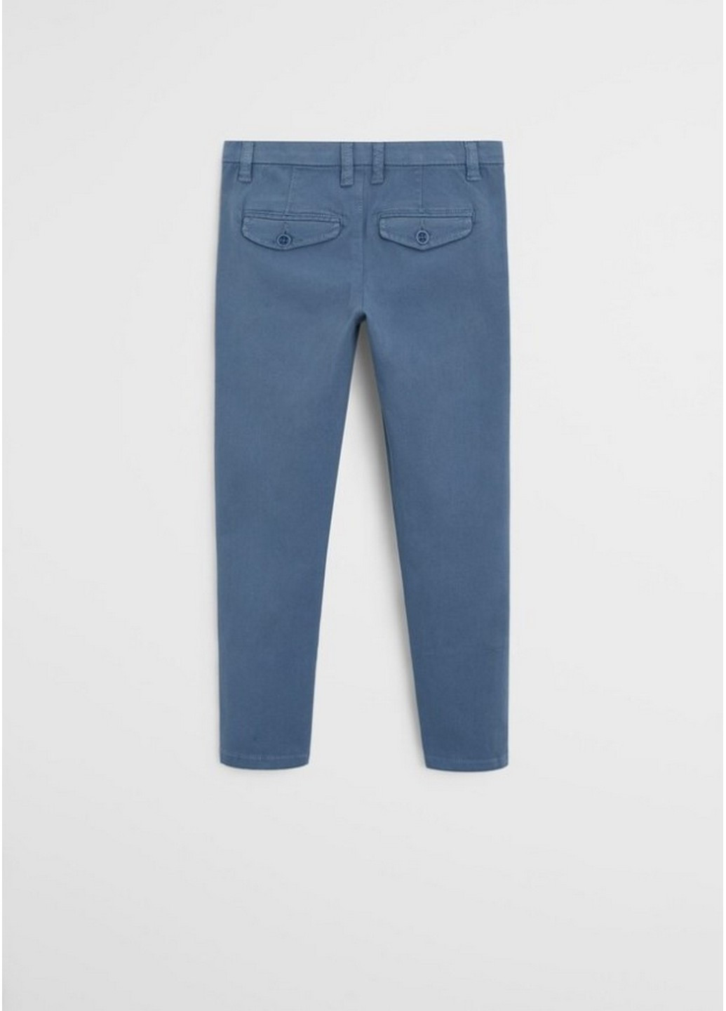 Синие кэжуал демисезонные брюки Mango