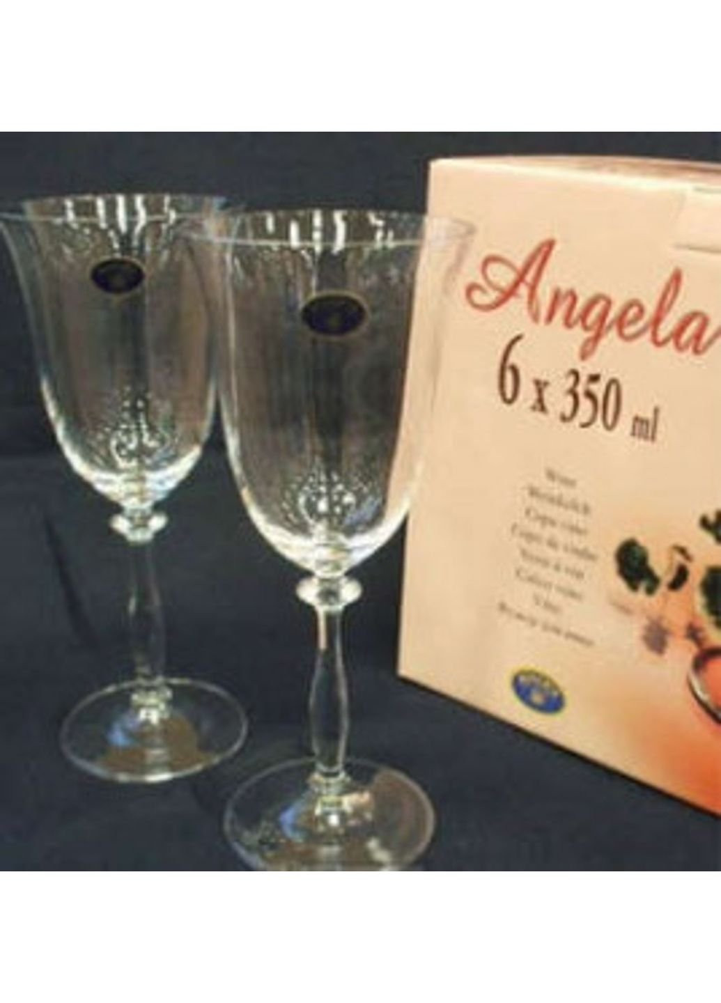 Набір келихів для вина Angela 6шт по 350 мл b40600-166799 Bohemia (253626307)