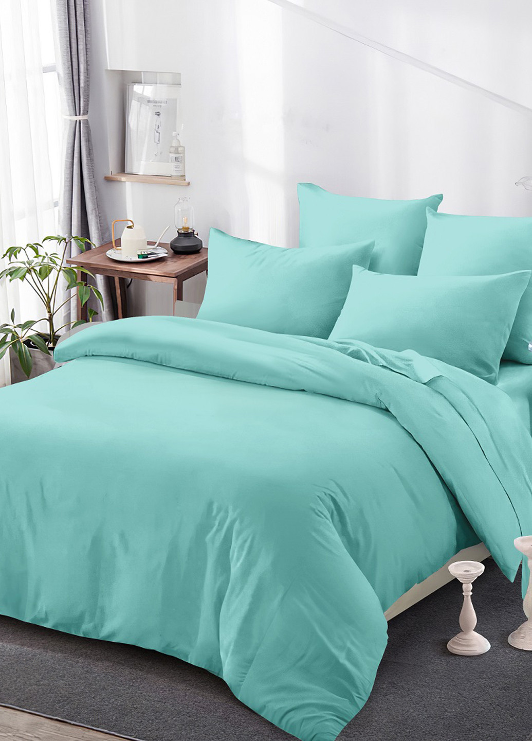 КПБ Евро Lounge 200*230 One Turquoise Soho (317244664)