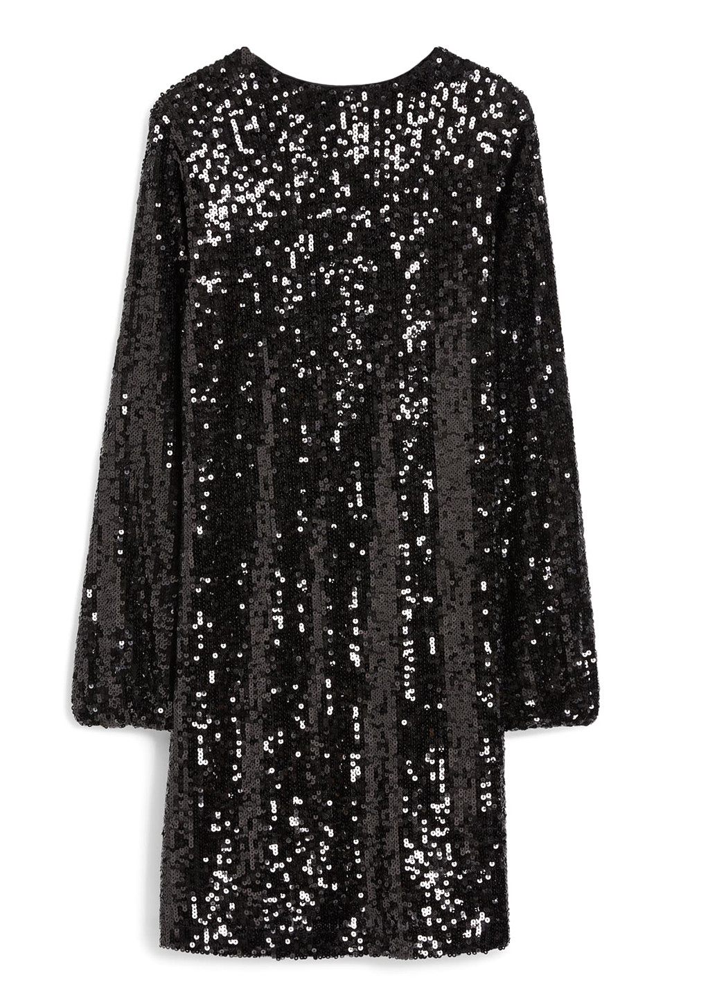 Черное коктейльное, кэжуал платье C&A однотонное