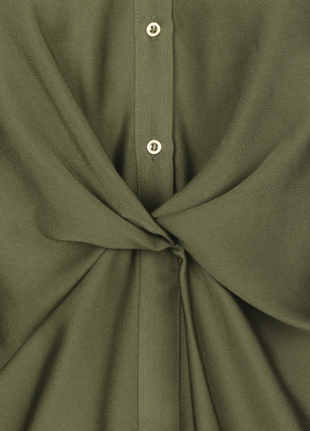 Оливковое (хаки) кэжуал платье рубашка LOVE REPUBLIC