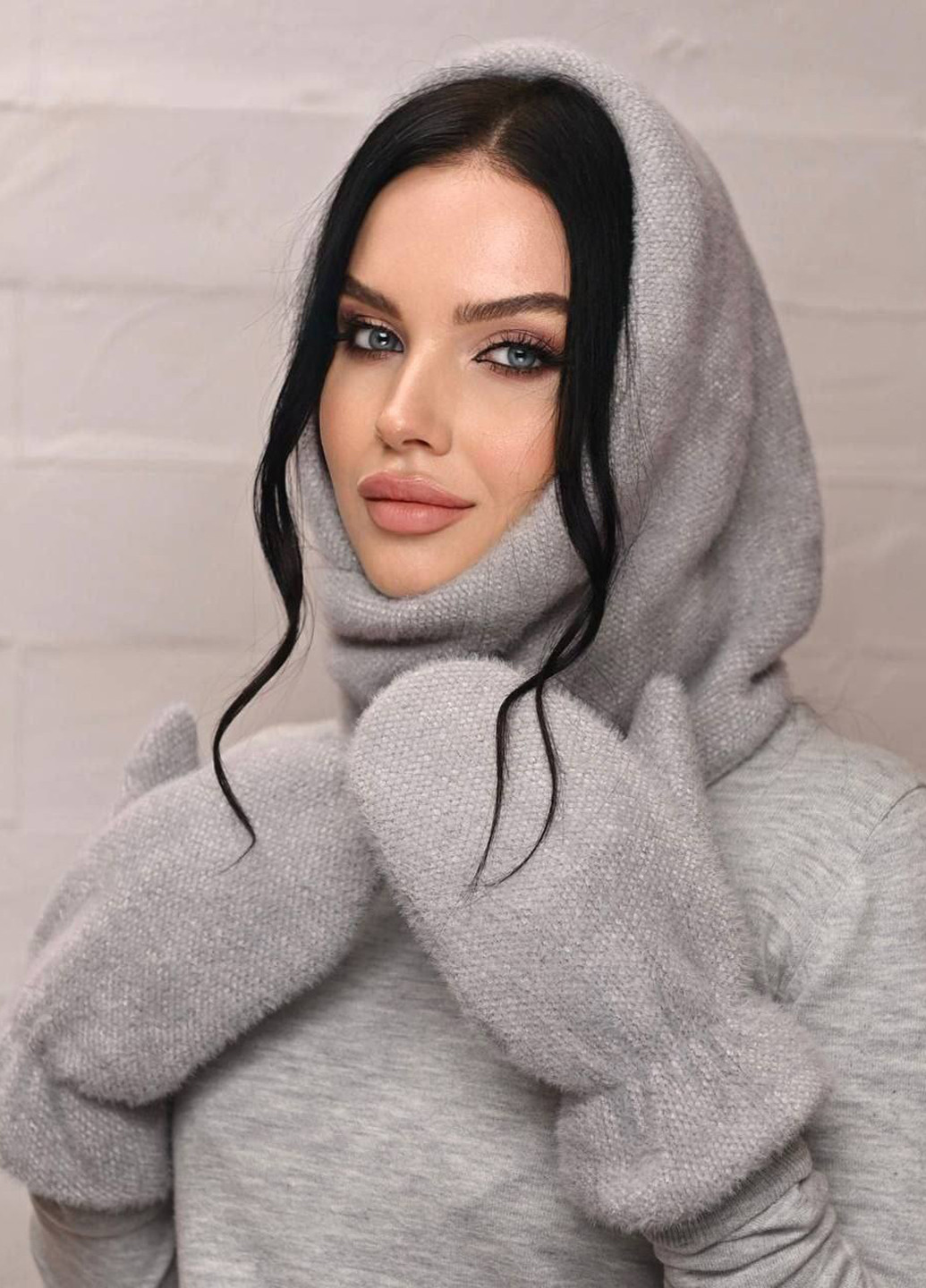 Комплект (бактус, рукавиці) No Brand (365960130)