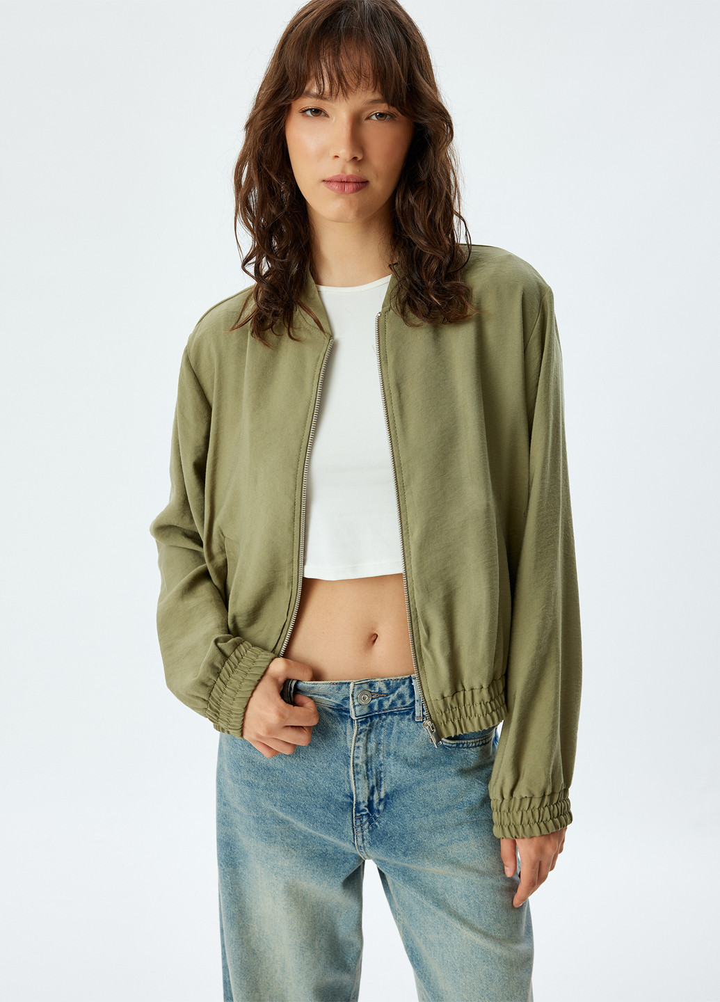 Бомбер KOTON на молнии (307496758)