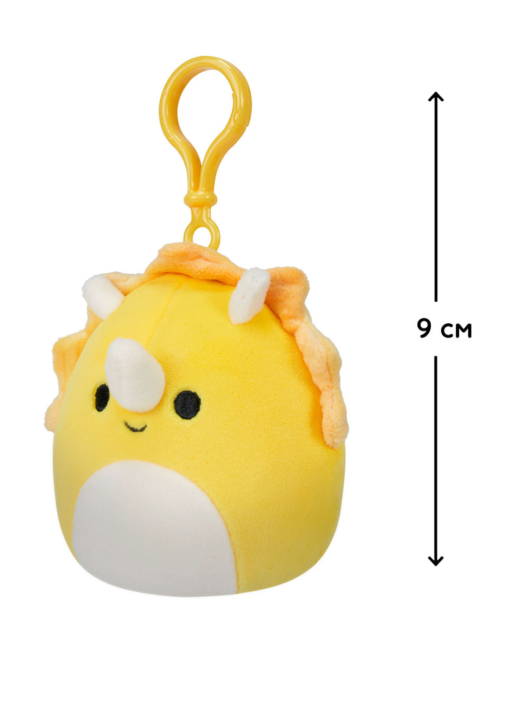 Мягкая игрушка на клипсе Трицератопс, 9 см Squishmallows (298547539)