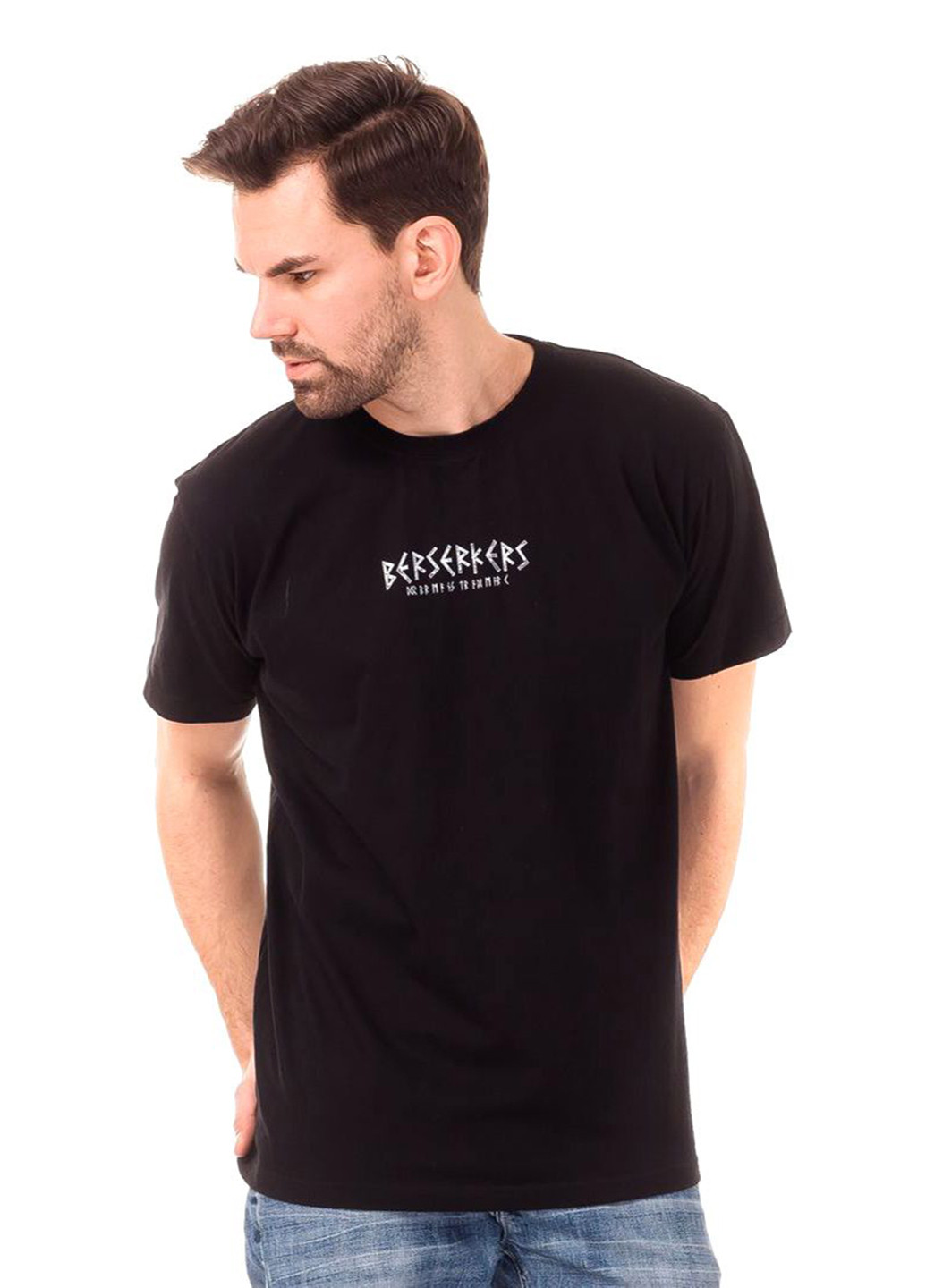 Чорна футболка dobermans berserkers ts99bk Dobermans Aggressive