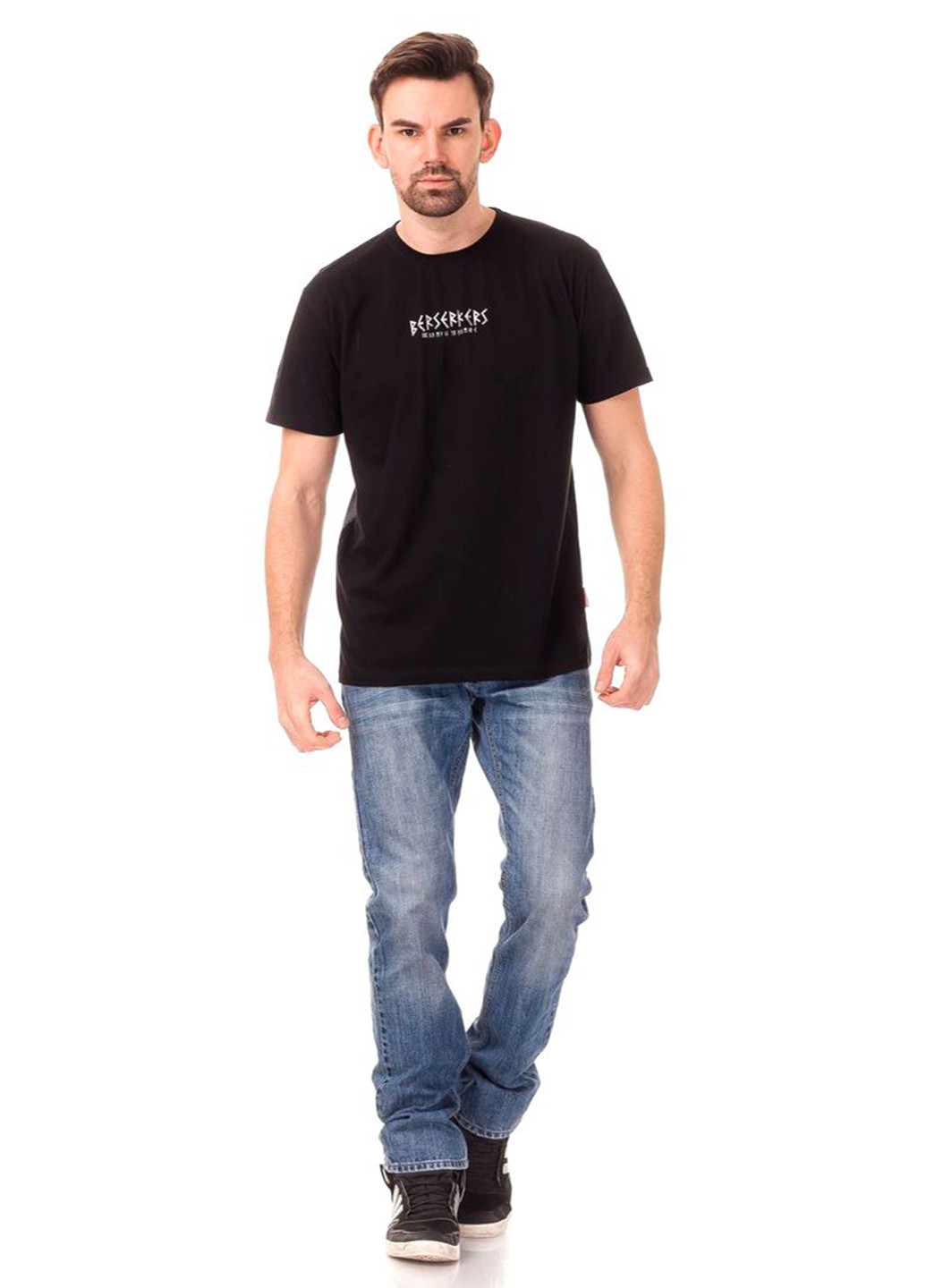 Чорна футболка dobermans berserkers ts99bk Dobermans Aggressive