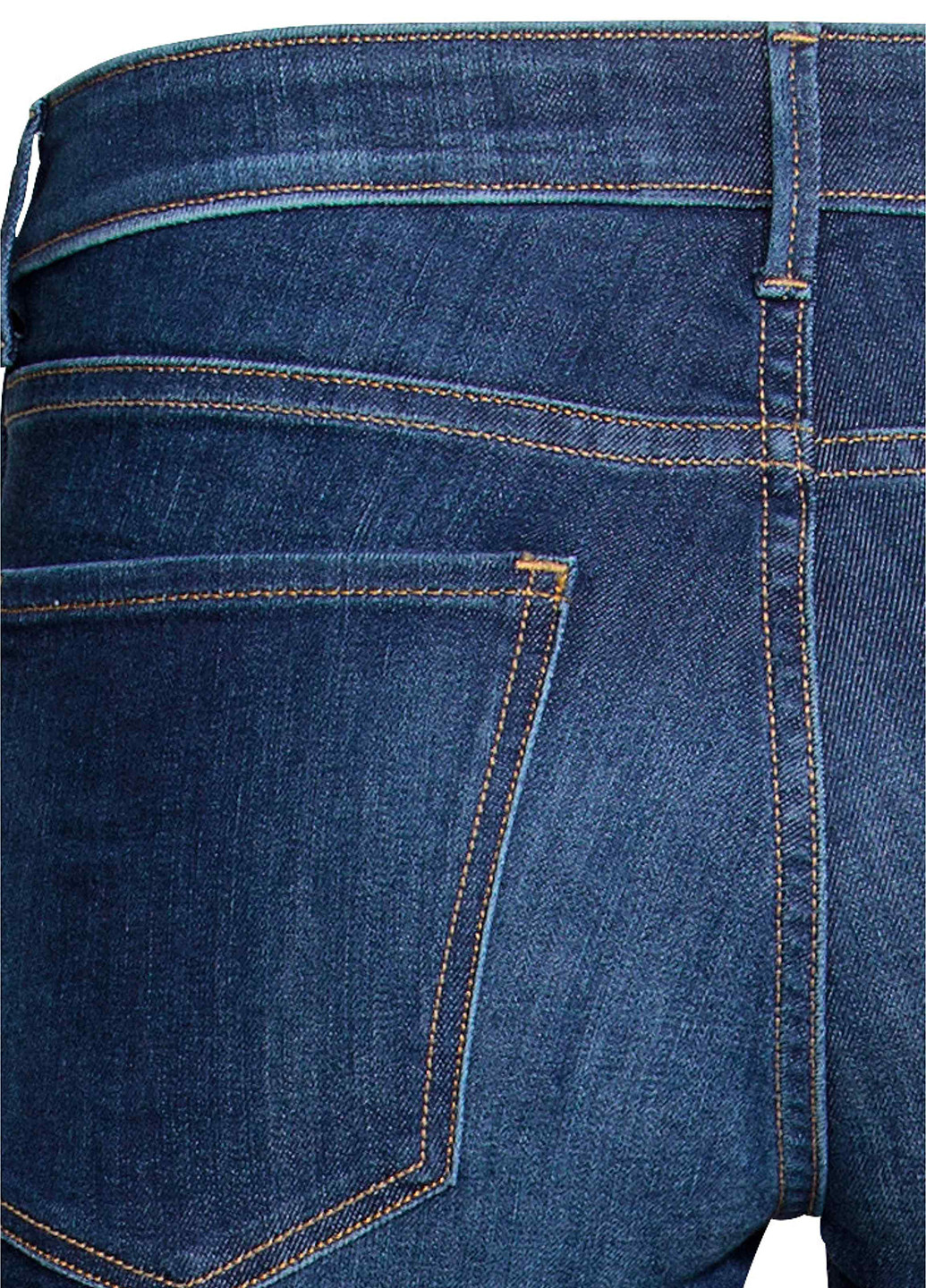 Темно-синие демисезонные зауженные джинсы H&M