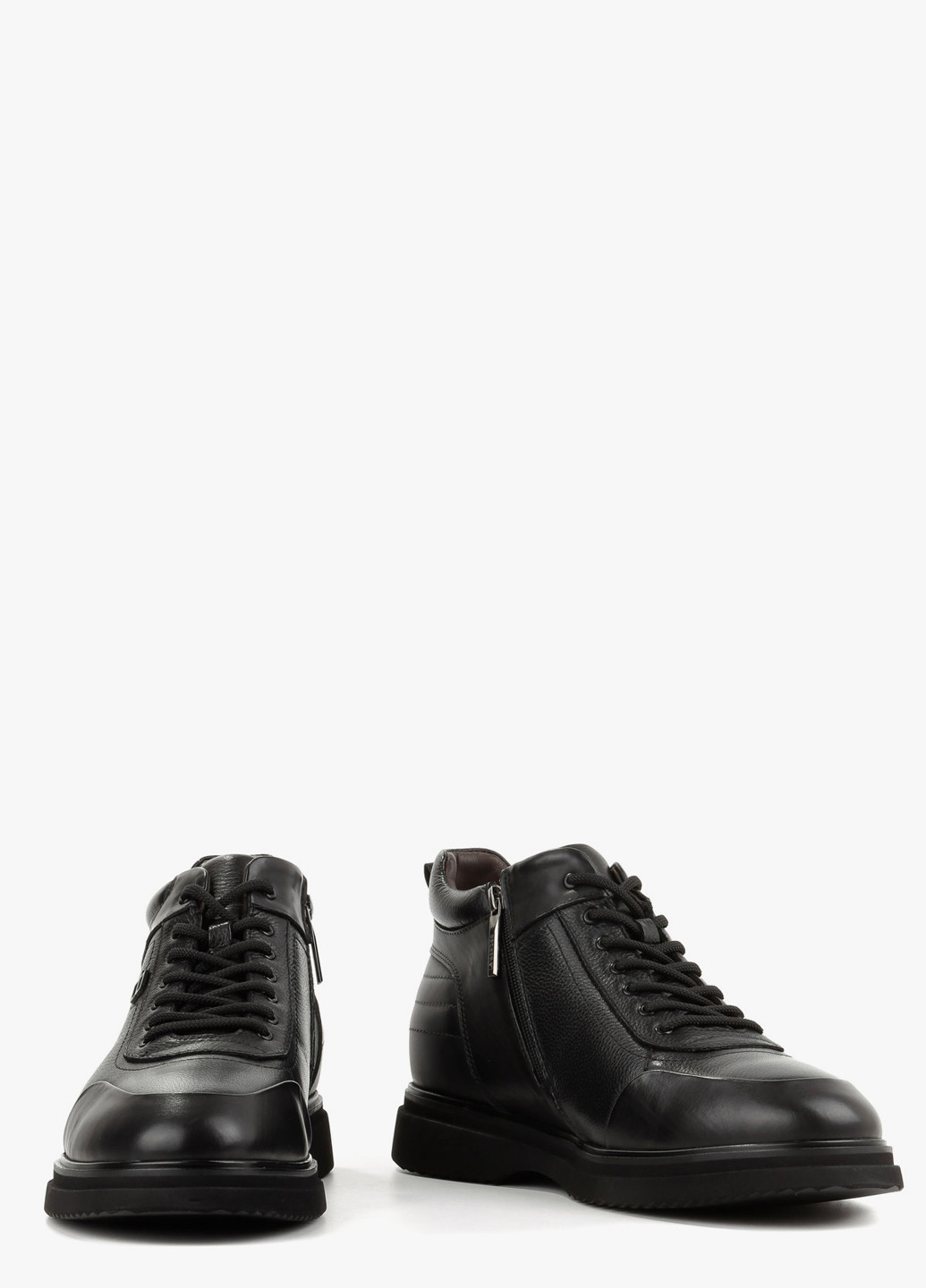 Черные зимние ботинки Le'BERDES