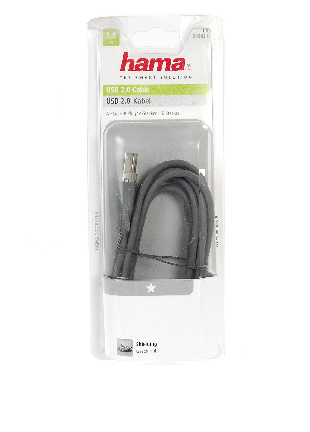 USB кабель 2.0, 1,8 м Hama (173584977)