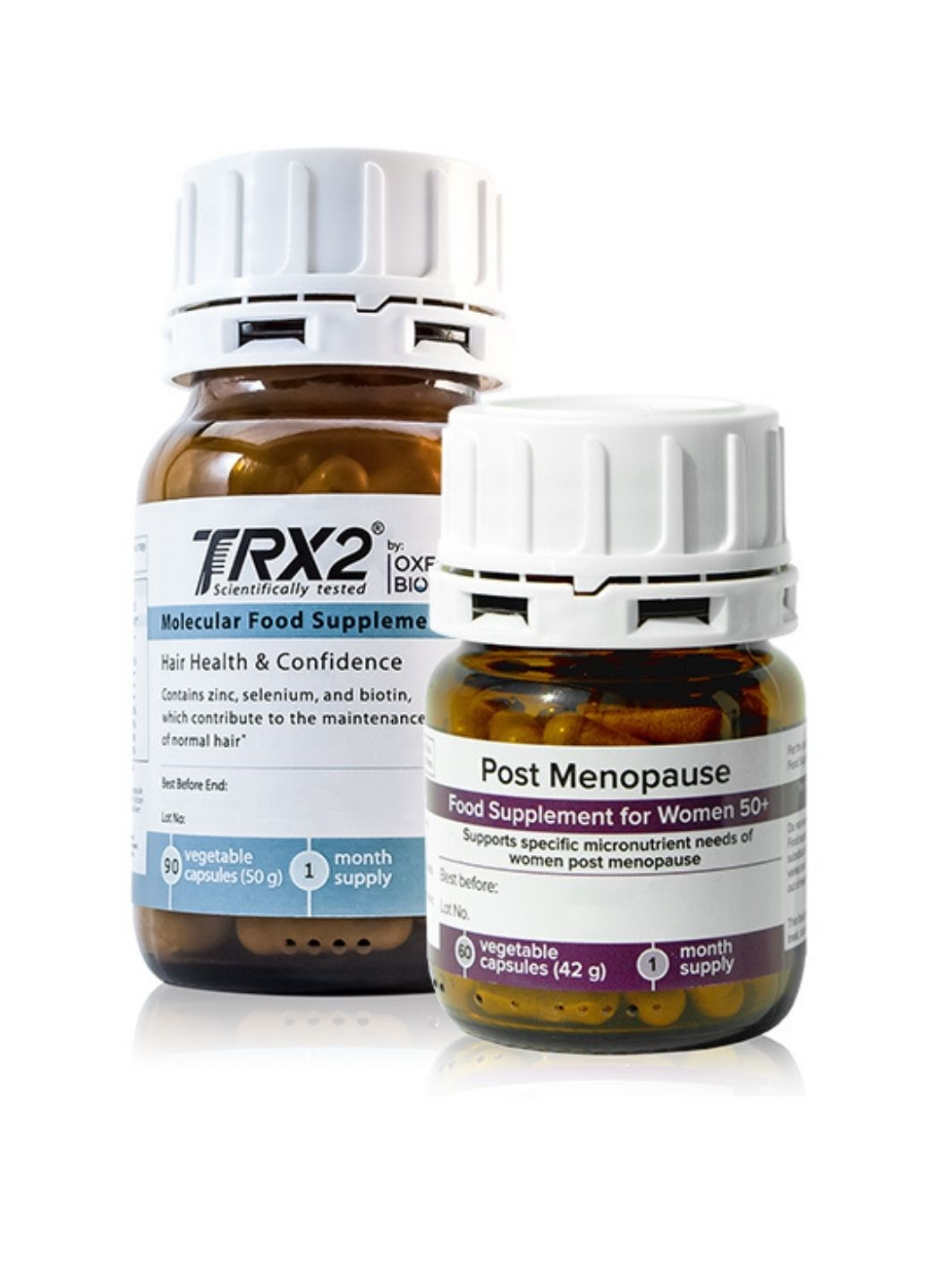 TRX2® Набор диетических добавок против выпадения волос у женщин в период постменопаузы Oxford Biolabs