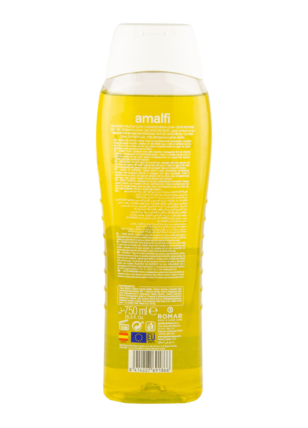 Гель для душа / пена для ванны с экстрактом оливкового масла 750 мл Amalfi (252102006)