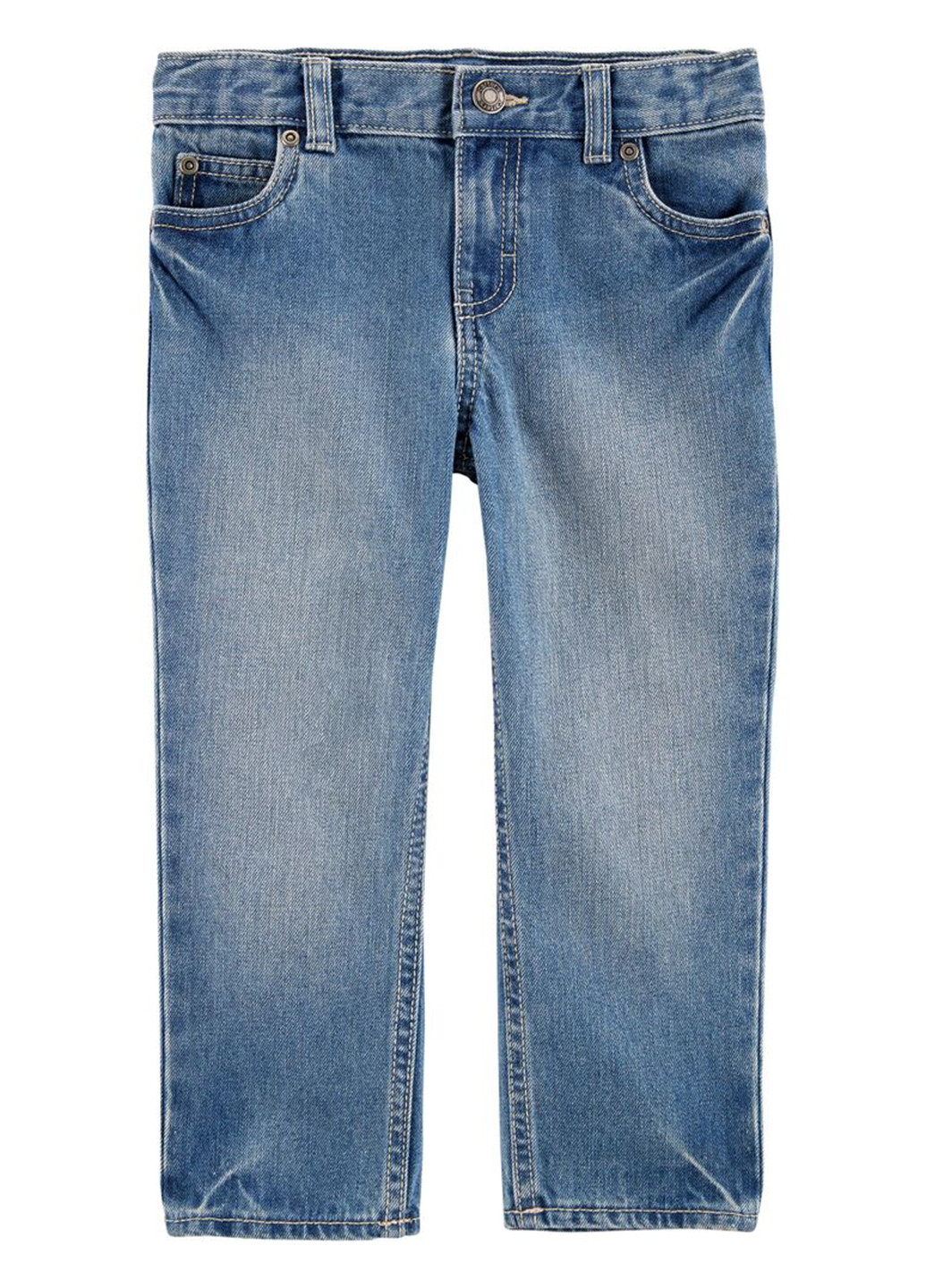 Синие демисезонные прямые джинсы Carter's