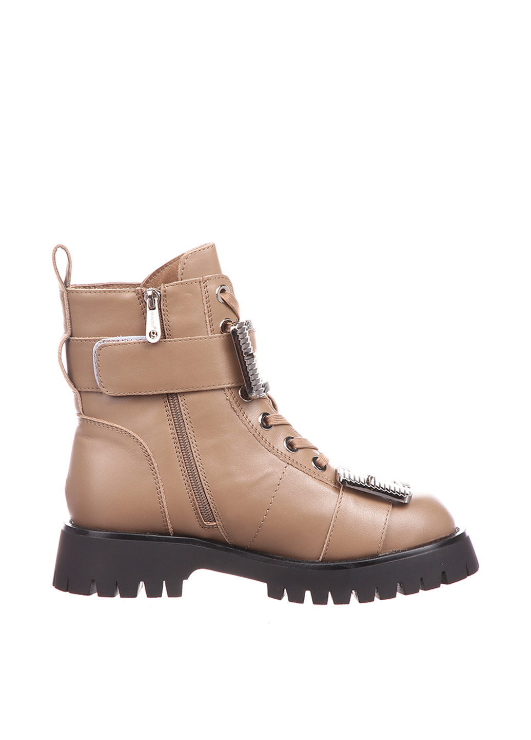 Зимние ботинки Brocoli со шнуровкой, с пряжкой, на тракторной подошве