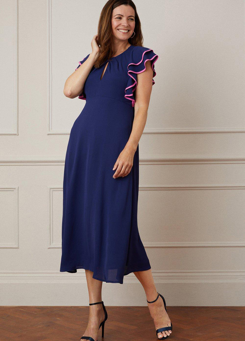 Синя кежуал сукня Wallis однотонна