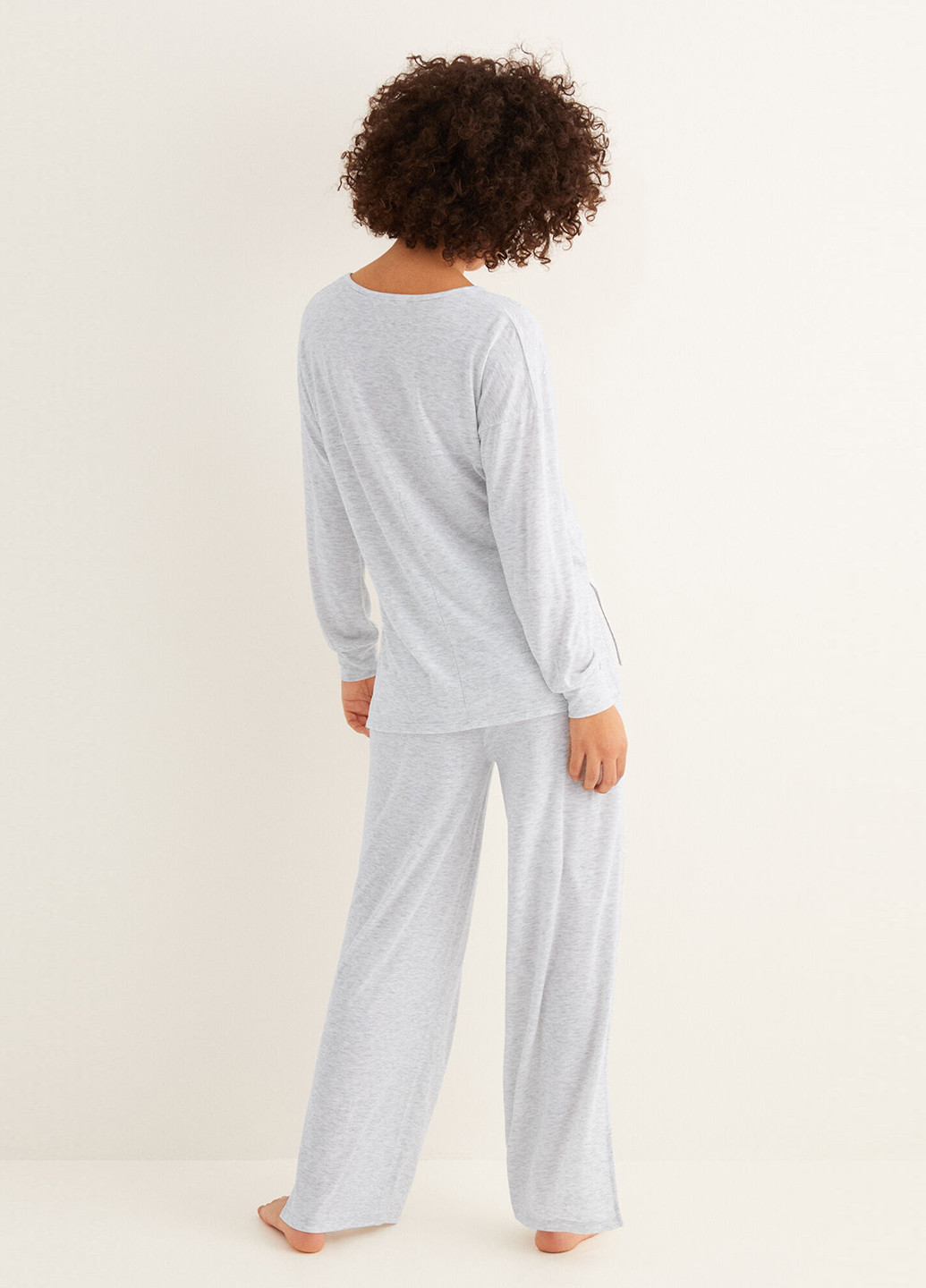 Светло-серая всесезон пижама (лонгслив, брюки) лонгслив + брюки Women'secret