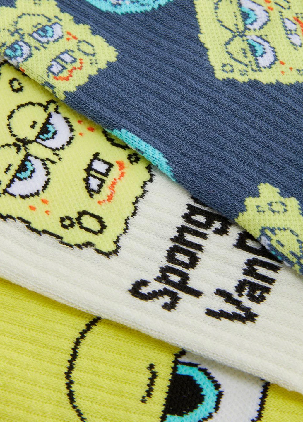 Комбинированные носки (3 пары) Primark рисунки (365957854)
