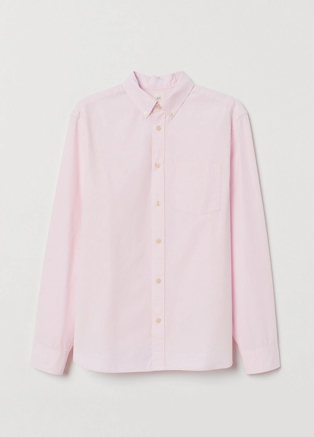 Розовая рубашка H&M
