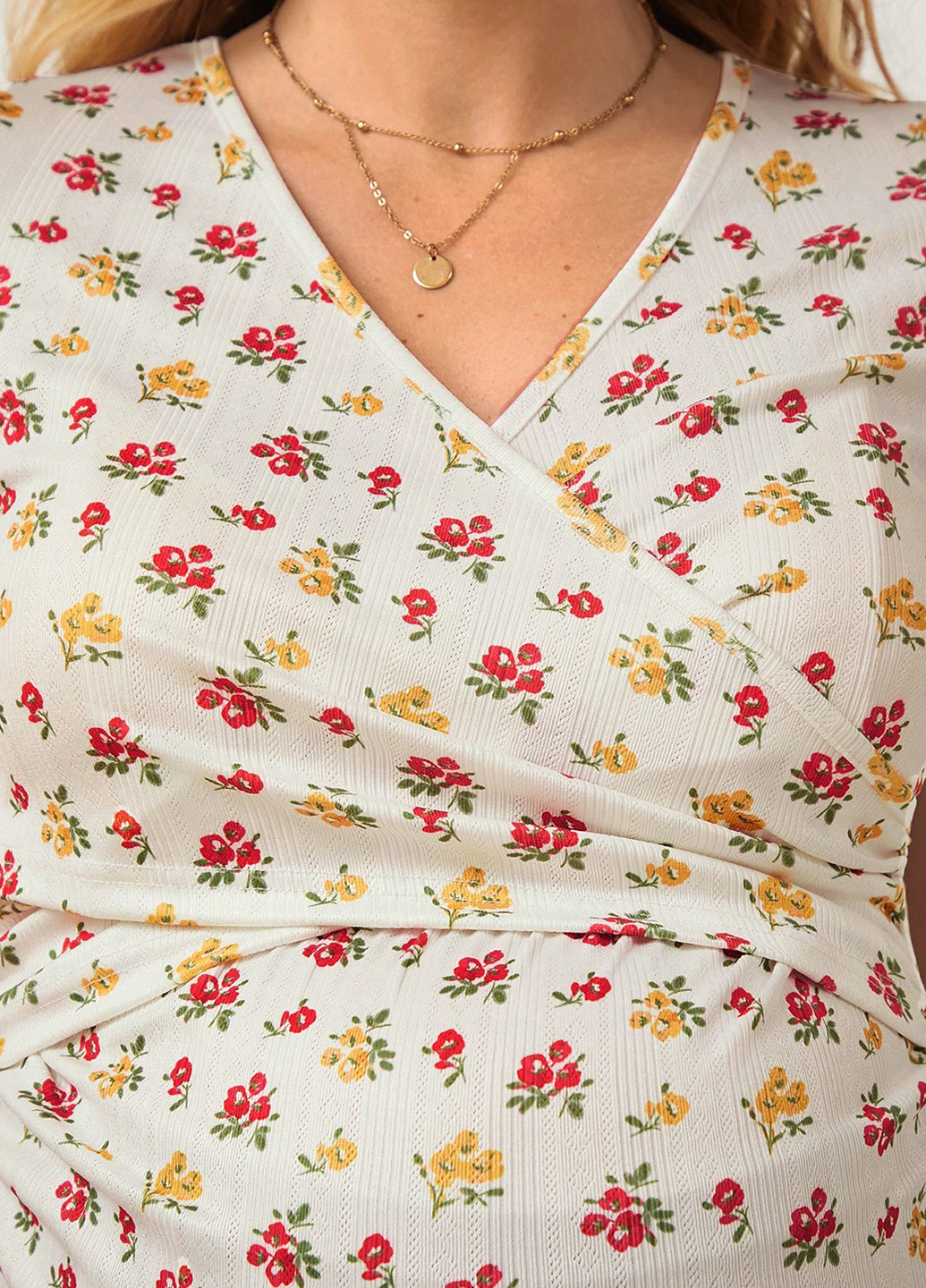 Футболка для беременных/кормящих мам SHEIN - (367003828)