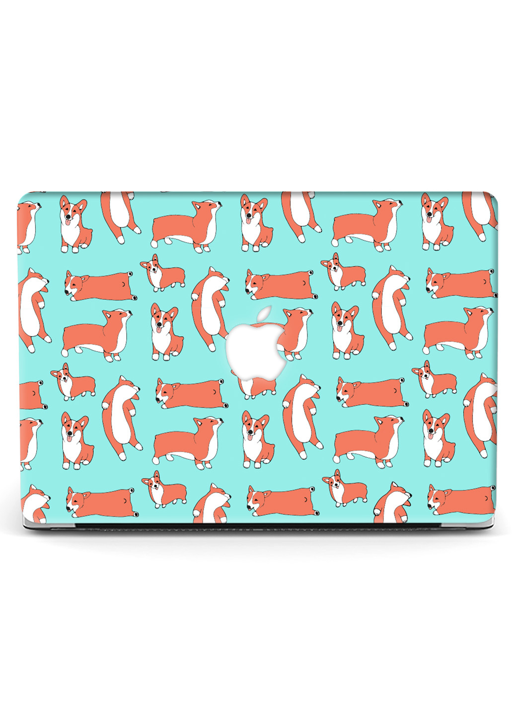 Чехол пластиковый для Apple MacBook Pro Retina 15 A1398 Корги Паттерн (6353-2477) MobiPrint (218867523)