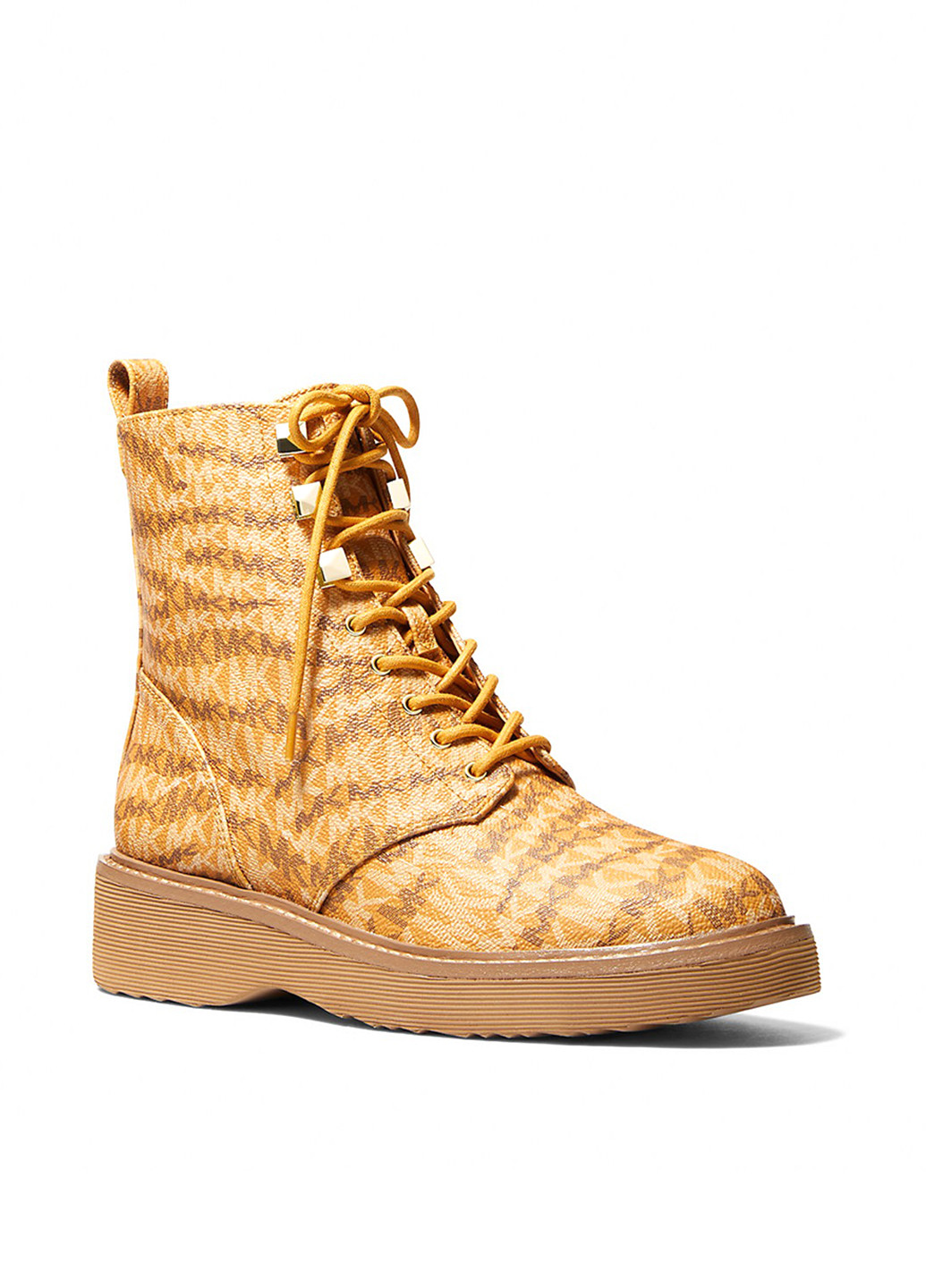 Осенние ботинки Michael Kors с логотипом из искусственной кожи