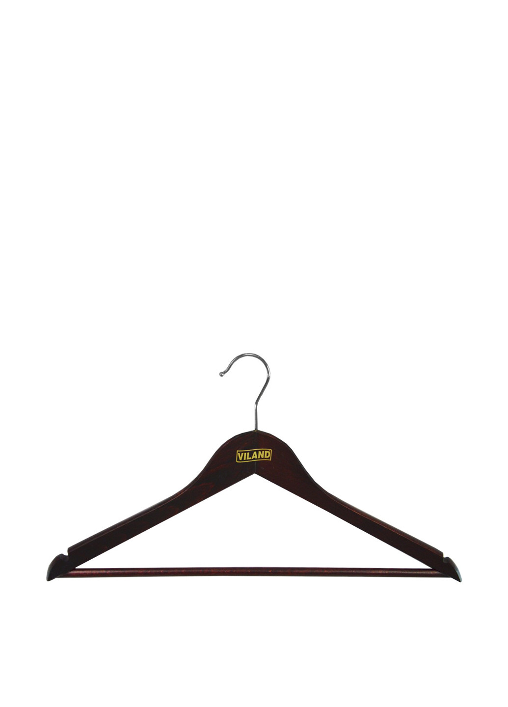 Вешалка, 44х1,3 см Viland логотип тёмно-коричневая