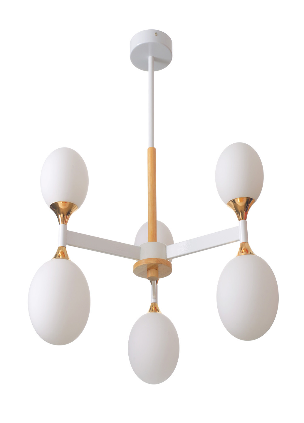 Потолочная люстра BR-01 603S/6 E27 Wood/WH Brille (251891707)