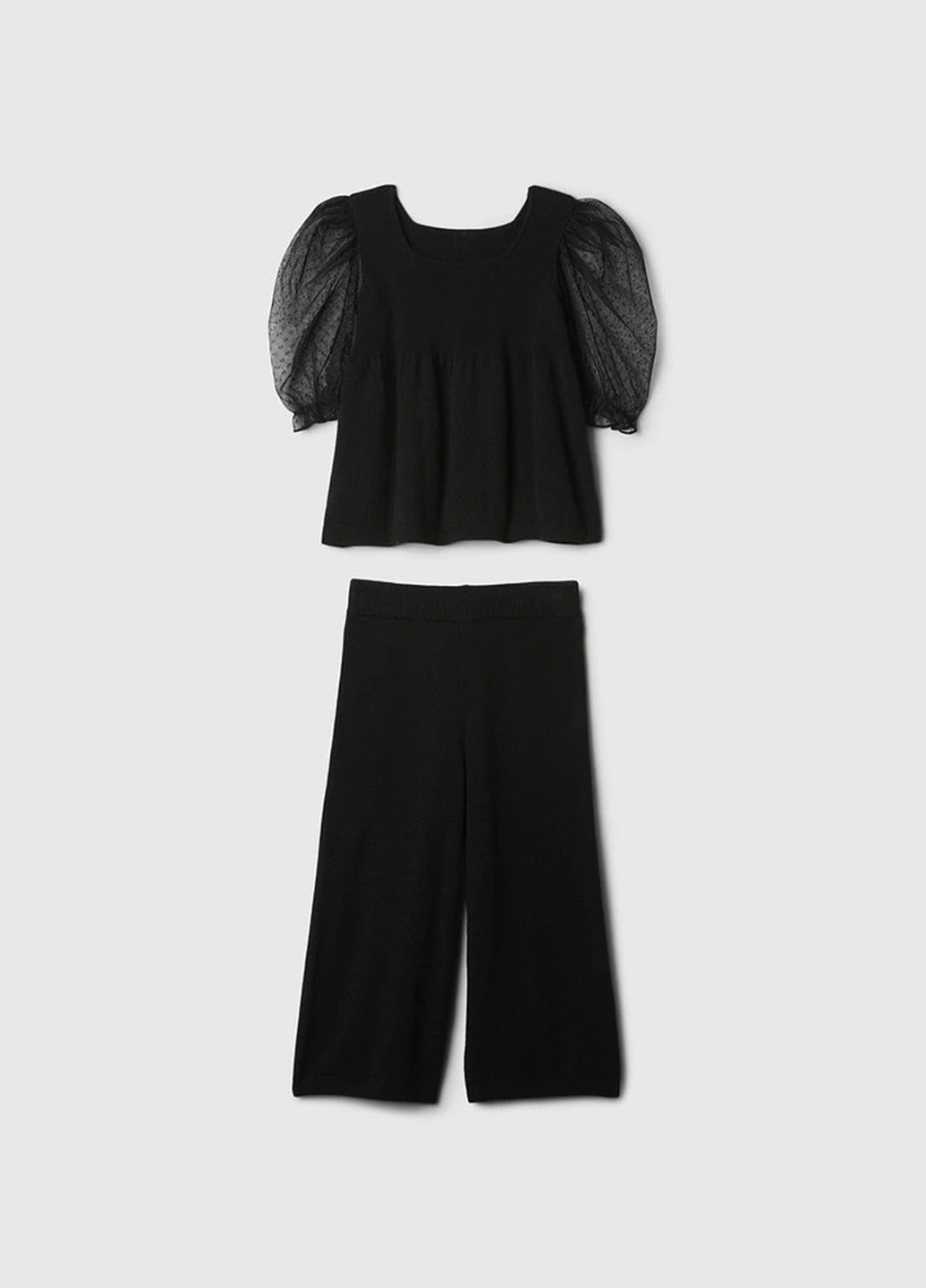 Чорний демісезонний костюм (блуза, штани) брючний Gap