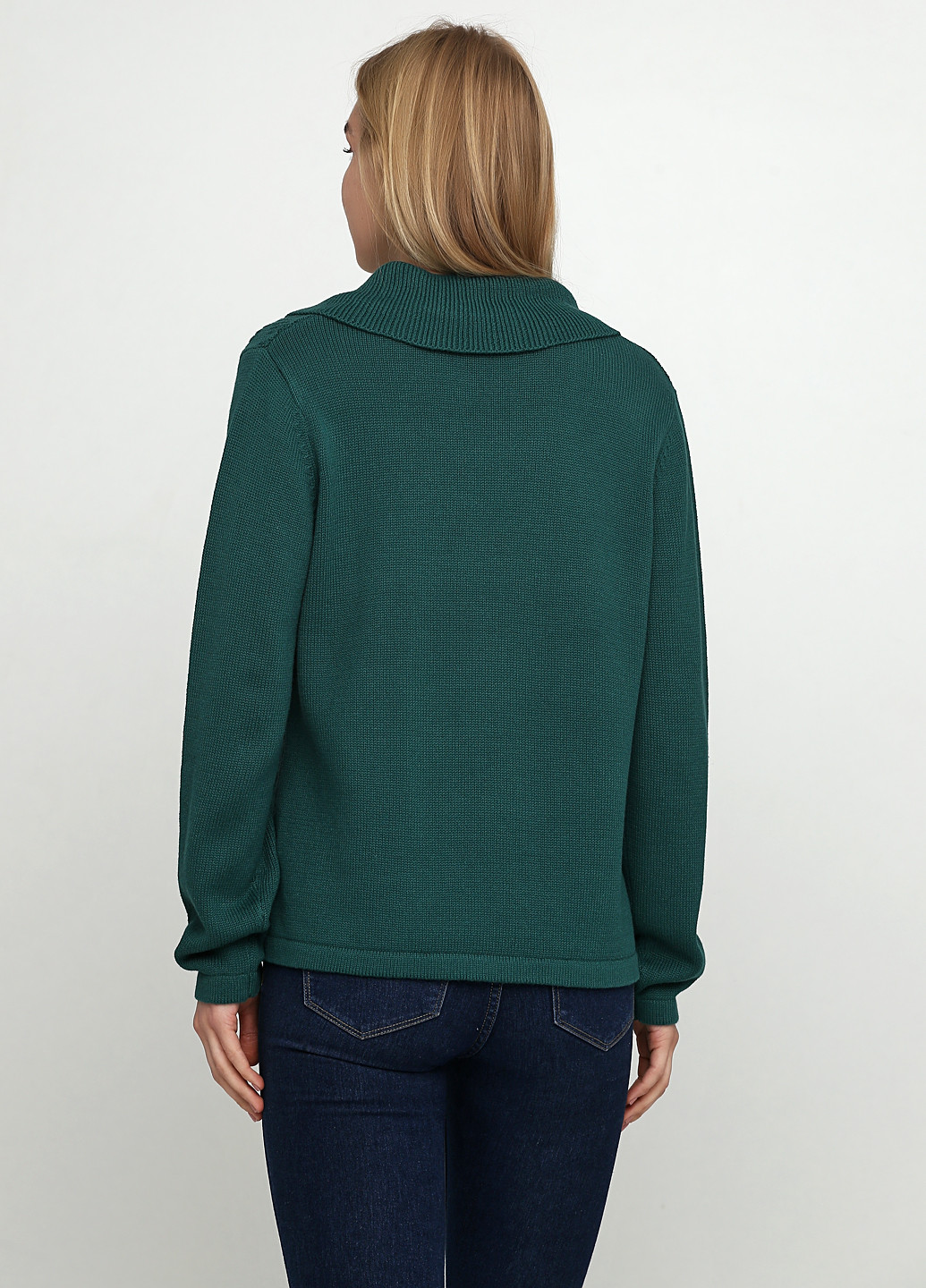 Зеленый демисезонный свитер Signature