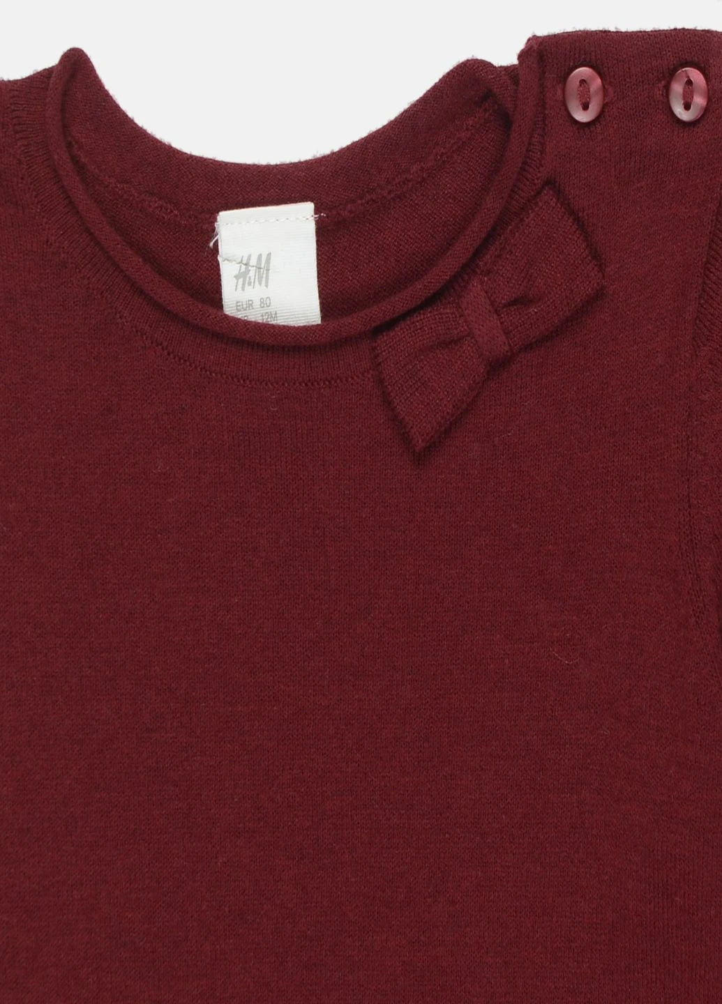 Бордовый демисезонный джемпер H&M