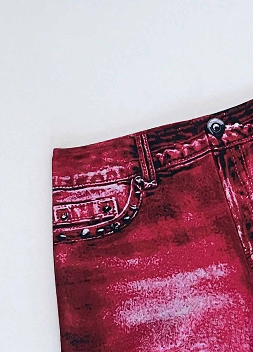 Цветные купальные трусики с рисунком SHEIN