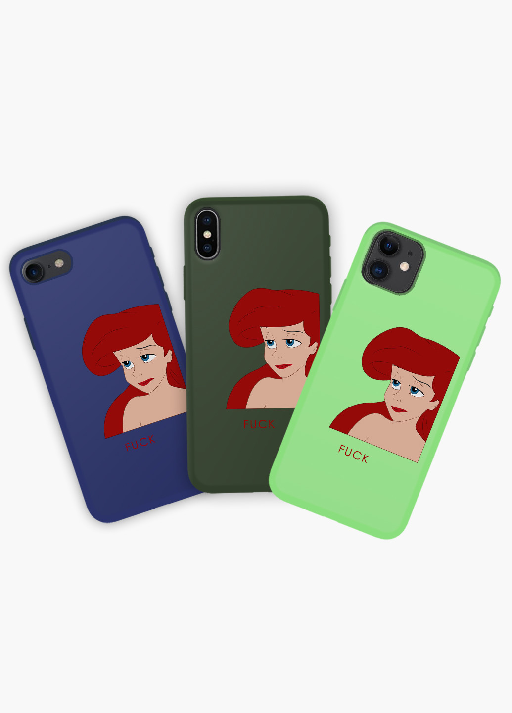 Чехол силиконовый Apple Iphone 6 Ариель Русалочка Ариэль Дисней (Ariel Disney) (6937-1442) MobiPrint (219517779)
