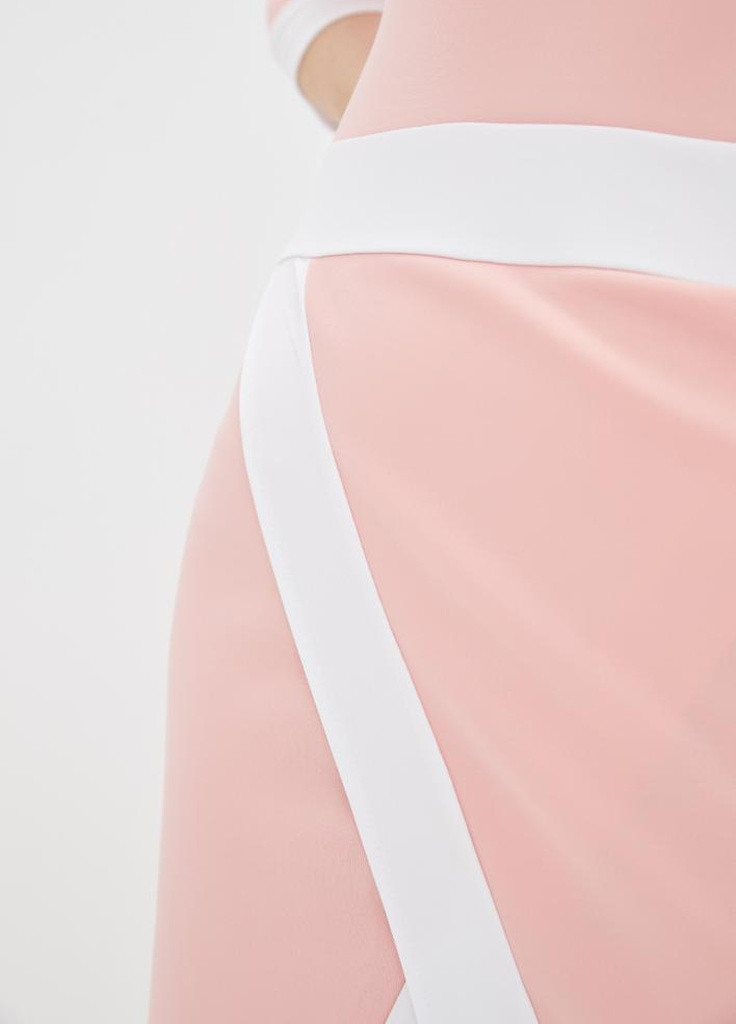 Рожева кежуал оригінальна жіноче плаття з принтом в стилі кімоно hellebor Podium однотонна