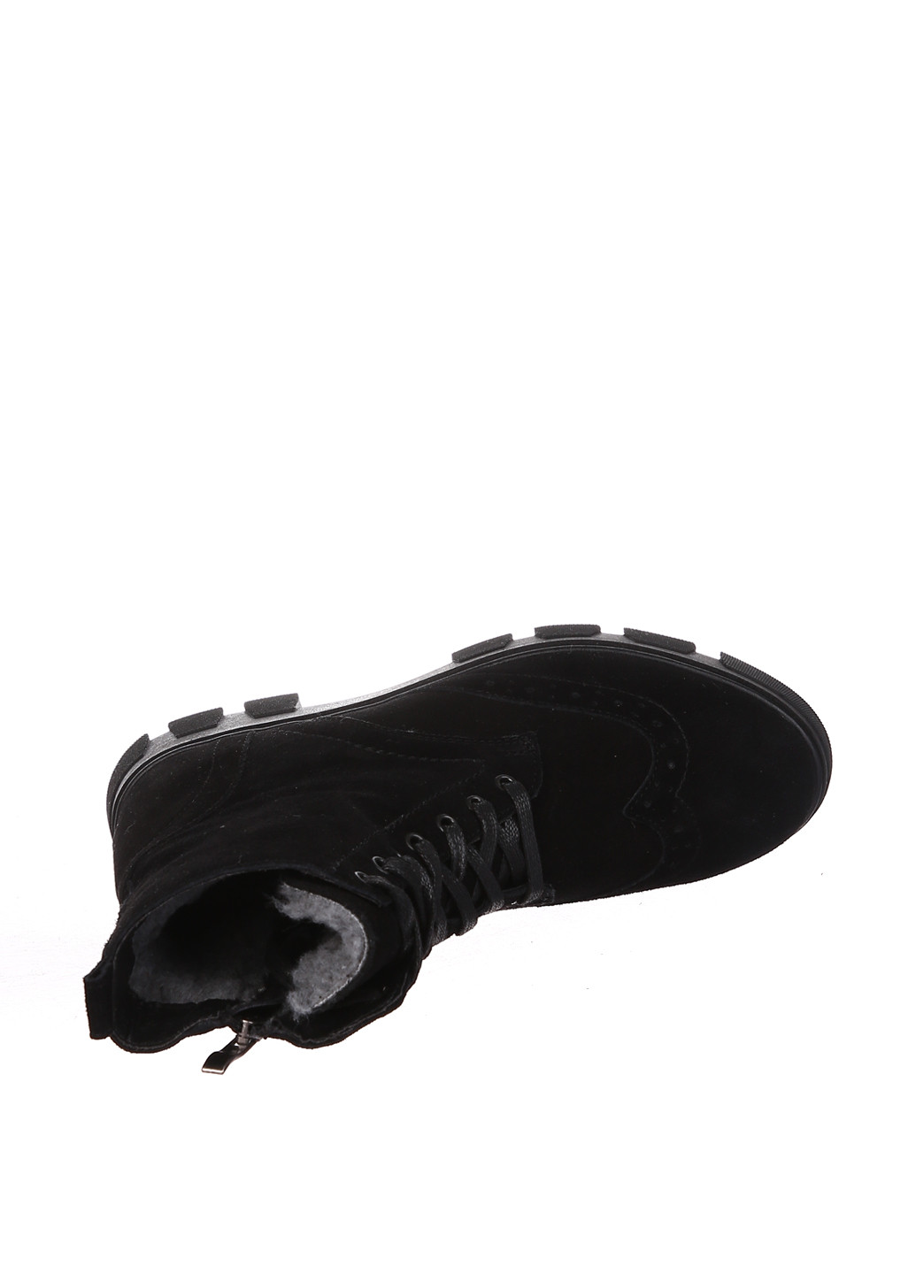 Зимние ботинки In Max со шнуровкой из натуральной замши