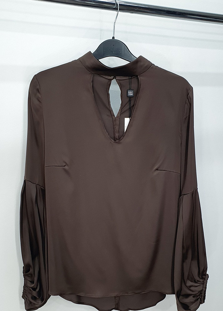 Коричнева демісезонна блузка жіноча коричнева 38 р, TRG