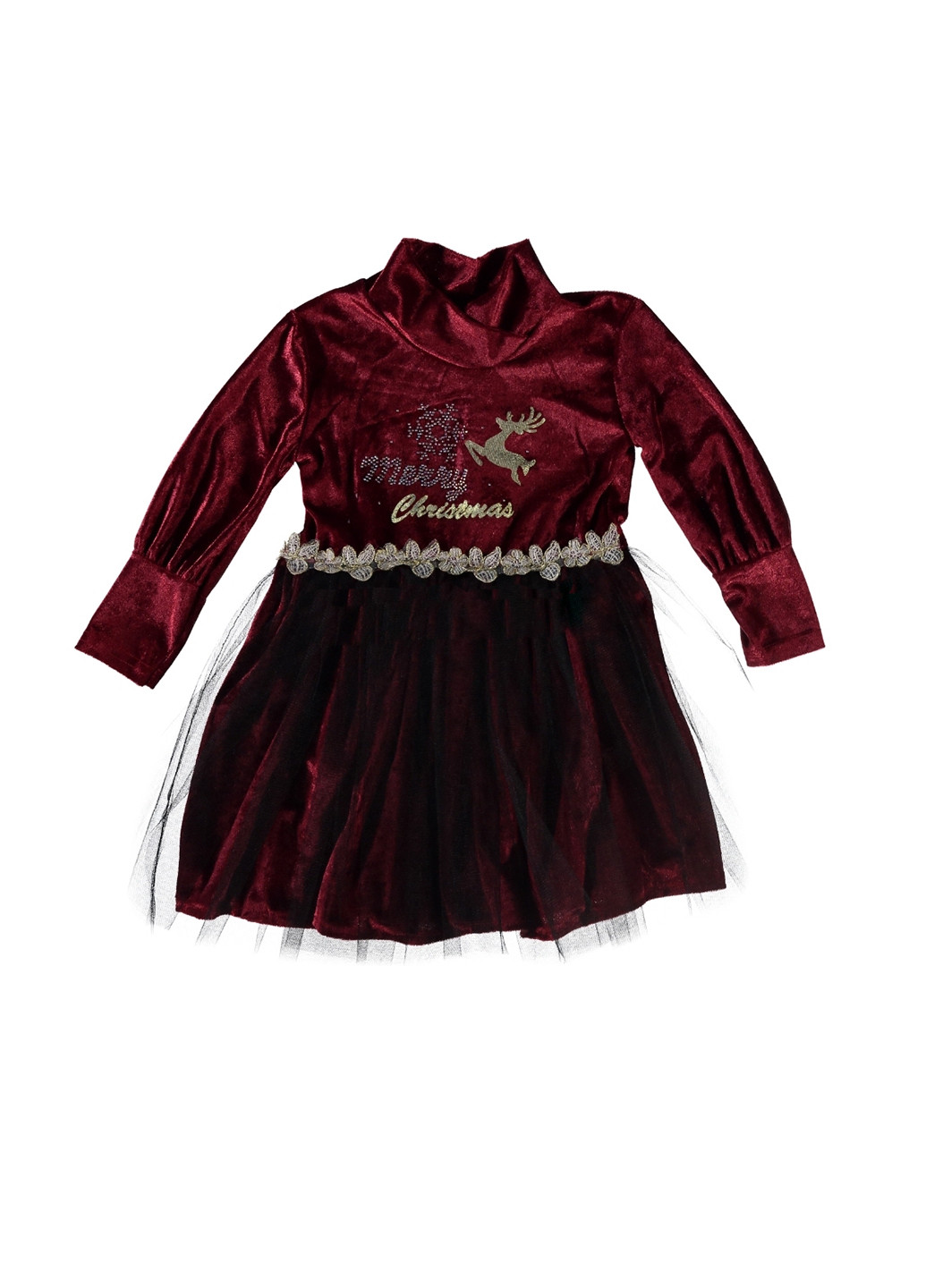 Тёмно-красное платье Melike (35524047)