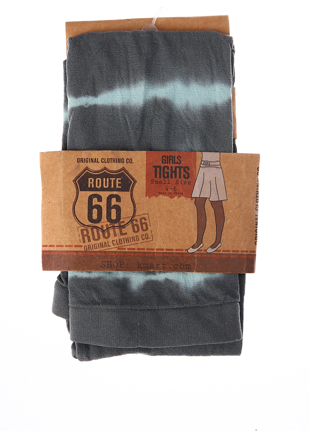Лосины Route 66 абстрактные тёмно-серые кэжуалы нейлон