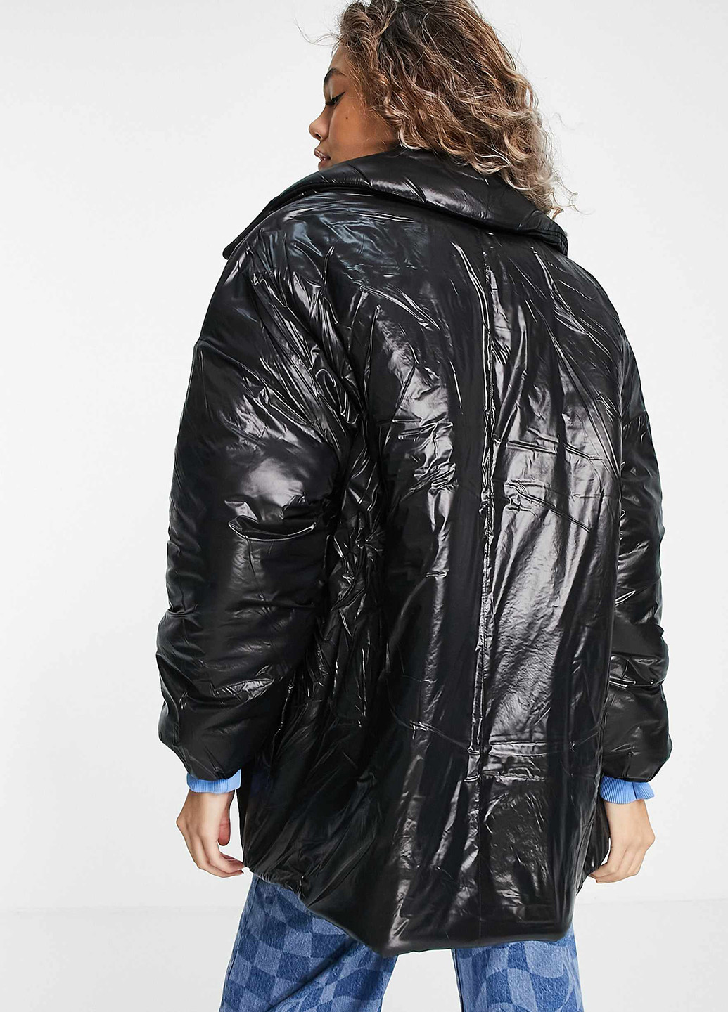 Чорна демісезонна куртка Collusion