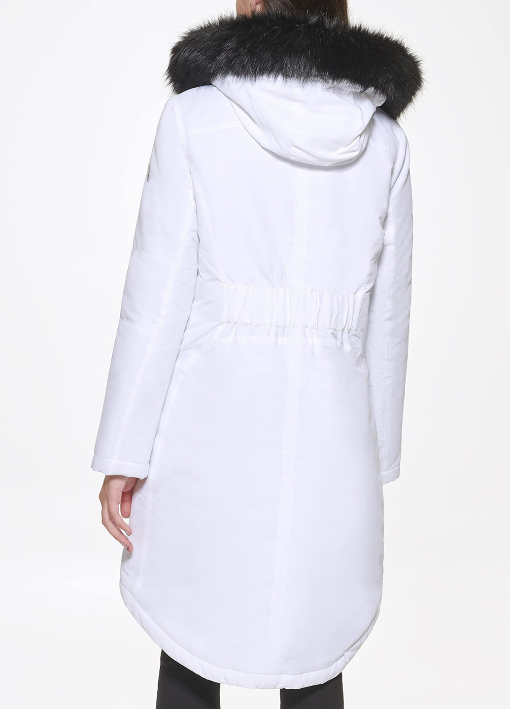 Белая демисезонная куртка куртка-пальто Guess